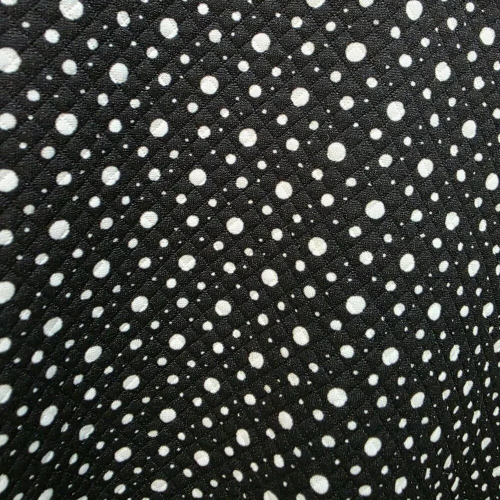 uLaRoe Cassie Pencil Skirt Size XL Black White Polka Dot Thick Fabric Work Retro - Picture 5 of 6